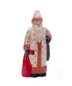 White Coat Father Christmas with Gold Stars (Edition of 5)