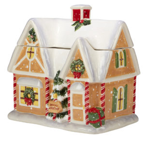 Santa's Workshop Cookie Jar