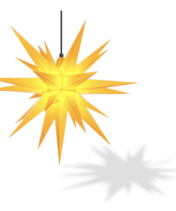 Herrnhuter Original Herrnhut Plastic 27-in STAR (Yellow, LED)
