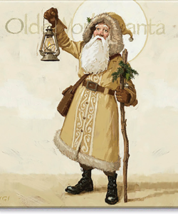 Old World Santa Giclee Wall Art