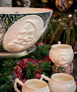 Punch Bowl Set with 12 Punch Cups