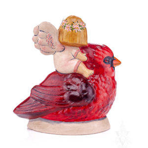 Angel Taking Flight on Cardinal