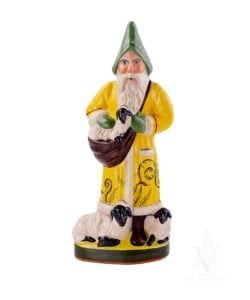 Fiddleheads & Ferns Spring Santa with Lambs