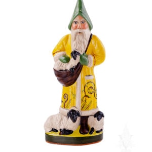 Fiddleheads & Ferns Spring Santa with Lambs