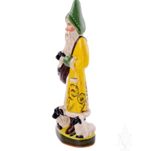 Fiddleheads & Ferns Spring Santa with Lambs