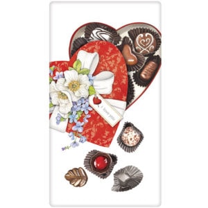 Valentine Chocolate Bagged Towel