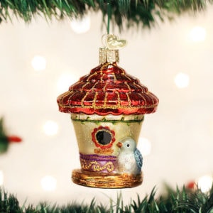 Charming Bird House Ornament