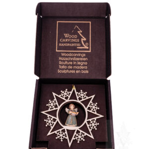 Star with Snowflakes Angel with Drum