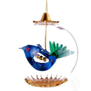 Resl Lenz Bird Kugeln in Blue