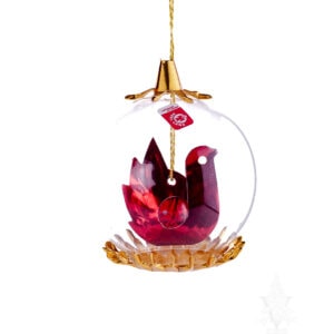 Resl Lenz Bird Kugeln in Red