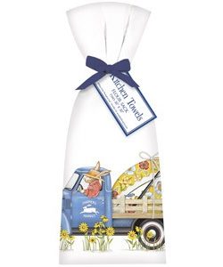 Blue Egg Truck Towel