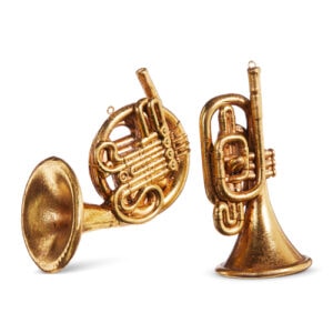 Horn Ornament  (Assorted designs)