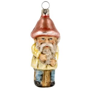 MAROLIN Glass Ornament Rumpelstiltskin Red Hat