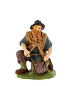 MAROLIN Kneeling Shepherd With Firewood