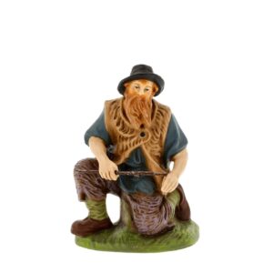MAROLIN Kneeling Shepherd With Firewood