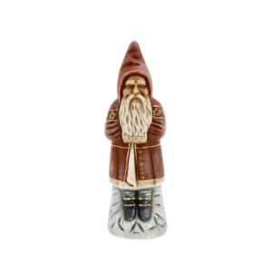 MAROLIN Candy Container-Santa On Base Red