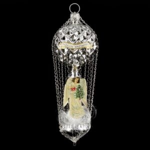 MAROLIN Waffle Balloon With Angel-Oblates Silver