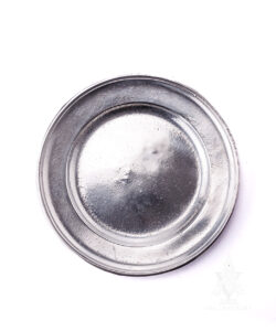 Early American Polished Pewter Salad Plate