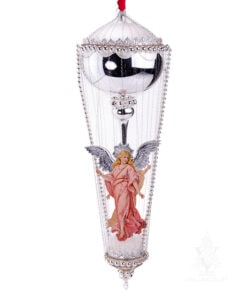 MAROLIN Victorian Style Glass Ornament