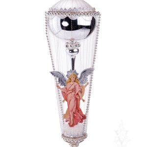 MAROLIN Victorian Style Glass Ornament