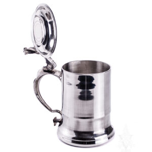 Polished Pewter Tankard