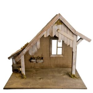 MAROLIN Wooden Stable With Window, To 8.5 In. Figures