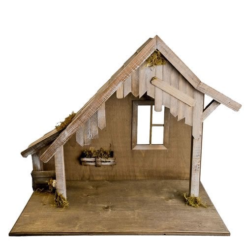 MAROLIN Wooden Stable With Window, To 8.5 In. Figures