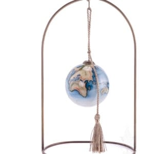 Inner Beauty Holiday Come Away with Me Globe Glass Ornament