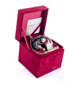 Inner Beauty Snowman With Christmas Lights Ornament