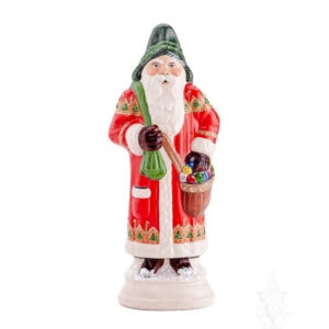 Red & Gold Santa with Ornaments
