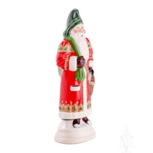 Red & Gold Santa with Ornaments