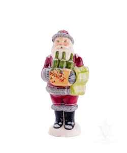 Burgundy Wine Santa
