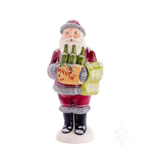 Burgundy Wine Santa
