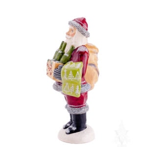 Burgundy Wine Santa