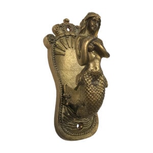 Antiqued Brass Mermaid Coat Hanger