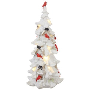 Snowy Tree W/Cardinals Second