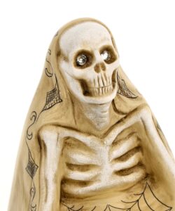 MAROLIN Sitting Skeleton With Ornaments, Ltd.