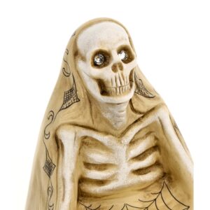 MAROLIN Sitting Skeleton With Ornaments, Ltd.