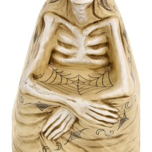 MAROLIN Sitting Skeleton With Ornaments, Ltd.