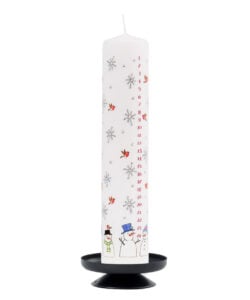 Snowman Pillar Candle