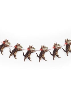 Christmas Cat Garland