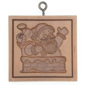 Santa In Chimney Cookie Mold
