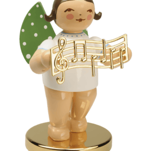 Wendt & Kühn 2023 Brunette Angel with Golden Music on Gold Base