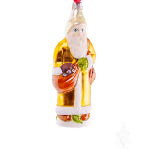 Shimmering Santa in Gold