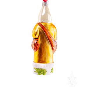 Shimmering Santa in Gold