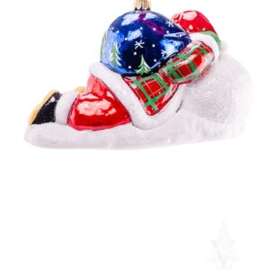 Snow Balls™ Santa Lounging on Snowball