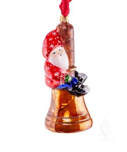 Santa On School Bell