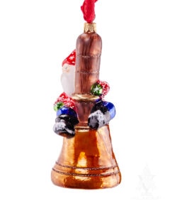 Santa On School Bell