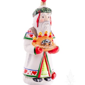 Christbaumschmuck Santa with Arc and Kugels