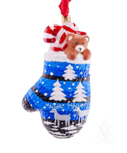 Christmas Mitten with Teddy